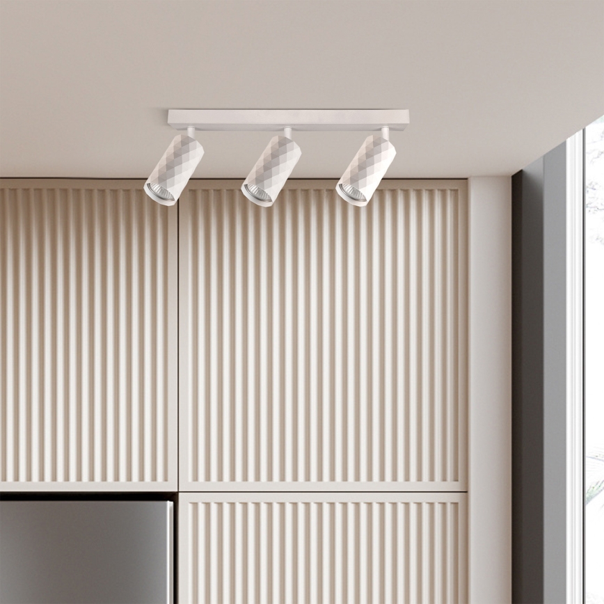 Brilagi - Faretto LED RGBW dimmerabile SELE DIAMANT 3xGU10/4,8W/230V 3000K bianco + telecomando