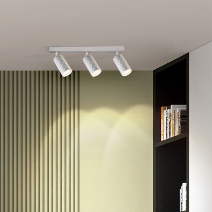 Brilagi - Faretto LED RGBW dimmerabile SELE DIAMANT 3xGU10/4,8W/230V 3000K bianco + telecomando