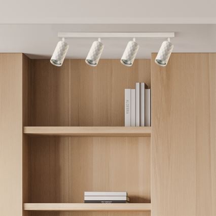 Brilagi - Faretto LED RGBW dimmerabile SELE DIAMANT 4xGU10/4,8W/230V 3000K bianco + telecomando