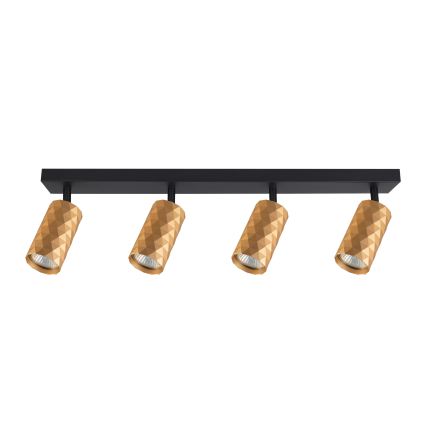 Brilagi - Faretto LED RGBW dimmerabile SELE DIAMANT 4xGU10/4,8W/230V 3000K dorato + telecomando