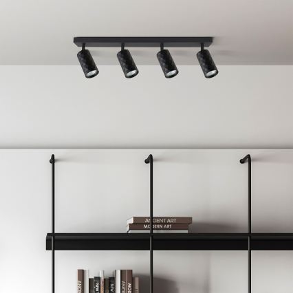 Brilagi - Faretto LED RGBW dimmerabile SELE DIAMANT 4xGU10/6,5W/230V 2700-6500K Wi-Fi nero