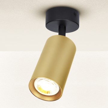 Brilagi - Faretto LED RGBW dimmerabile SELE GOLDEN 1xGU10/6,5W/230V 2700-6500K nero/oro