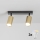 Brilagi - Faretto LED RGBW dimmerabile SELE GOLDEN 2xGU10/4,8W/230V 3000K nero/oro + telecomando