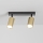 Brilagi - Faretto LED RGBW dimmerabile SELE GOLDEN 2xGU10/6,5W/230V 2700-6500K nero/oro