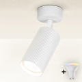 Brilagi - Faretto LED RGBW dimmerabile SELE MODERN 1xGU10/4,8W/230V 3000K bianco + telecomando