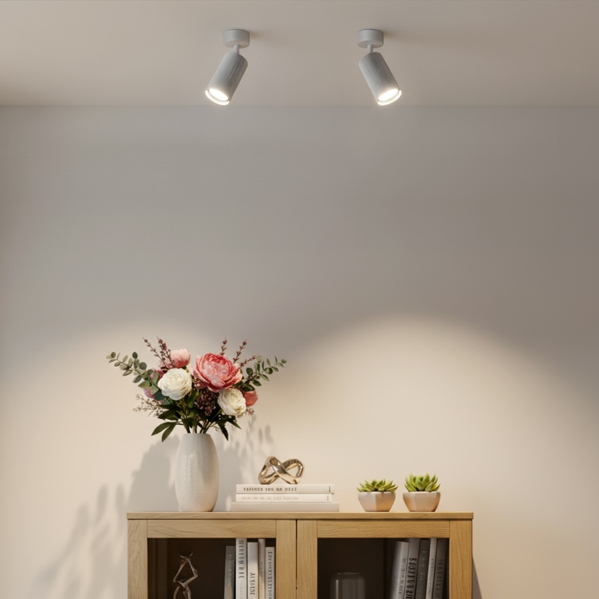 Brilagi - Faretto LED RGBW dimmerabile SELE MODERN 1xGU10/4,8W/230V 3000K bianco + telecomando