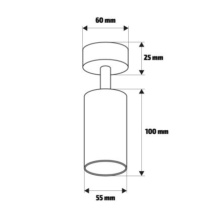 Brilagi - Faretto LED RGBW dimmerabile SELE MODERN 1xGU10/4,8W/230V 3000K dorato + telecomando
