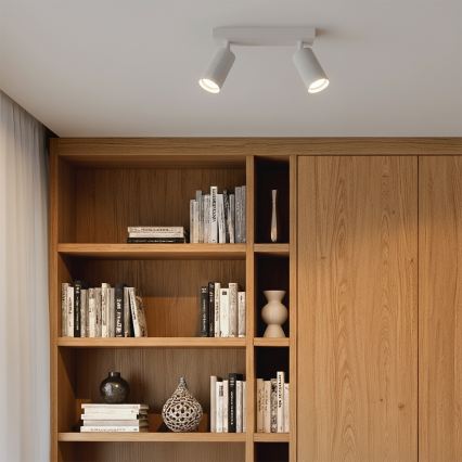 Brilagi - Faretto LED RGBW dimmerabile SELE MODERN 2xGU10/4,8W/230V 3000K bianco + telecomando