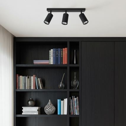 Brilagi - Faretto LED RGBW dimmerabile SELE MODERN 3xGU10/6,5W/230V 2700-6500K Wi-Fi nero