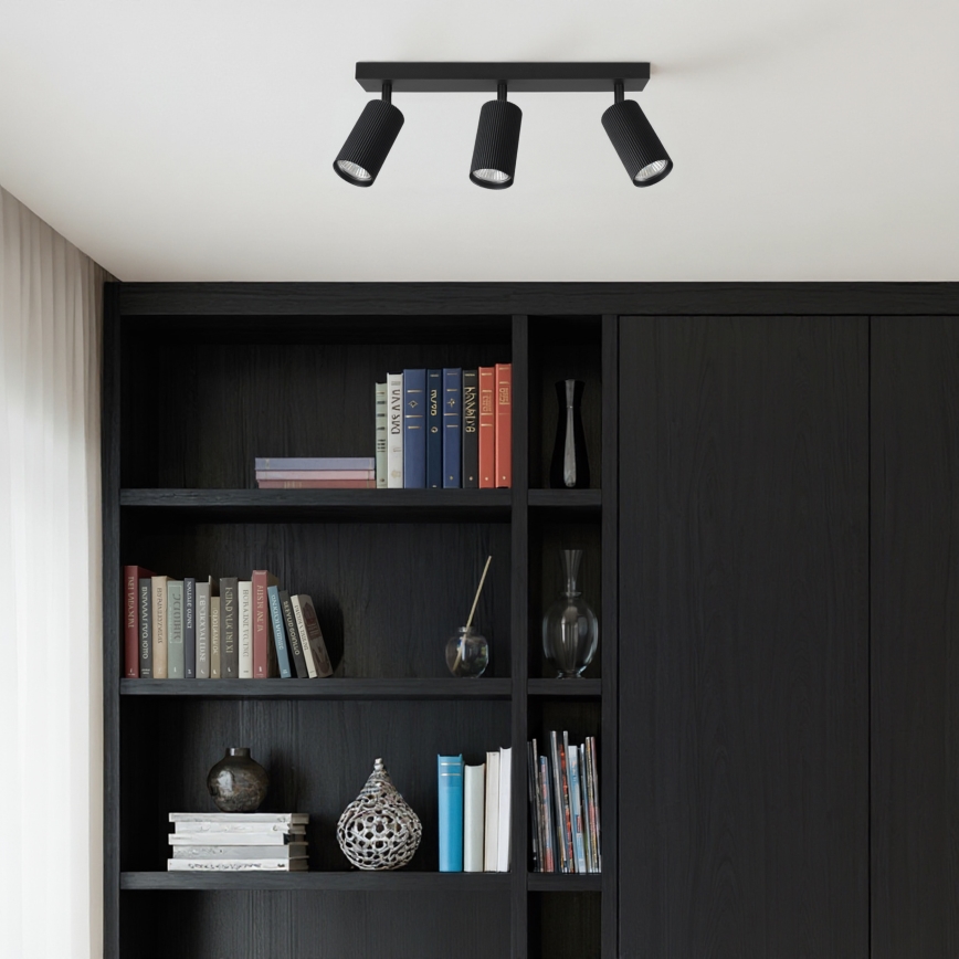 Brilagi - Faretto LED RGBW dimmerabile SELE MODERN 3xGU10/6,5W/230V 2700-6500K Wi-Fi nero