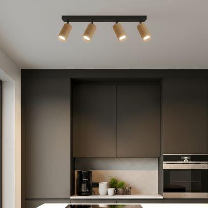 Brilagi - Faretto LED RGBW dimmerabile SELE MODERN 4xGU10/4,8W/230V 3000K oro + telecomando