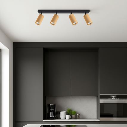 Brilagi - Faretto LED RGBW dimmerabile SELE MODERN 4xGU10/4,8W/230V 3000K oro + telecomando