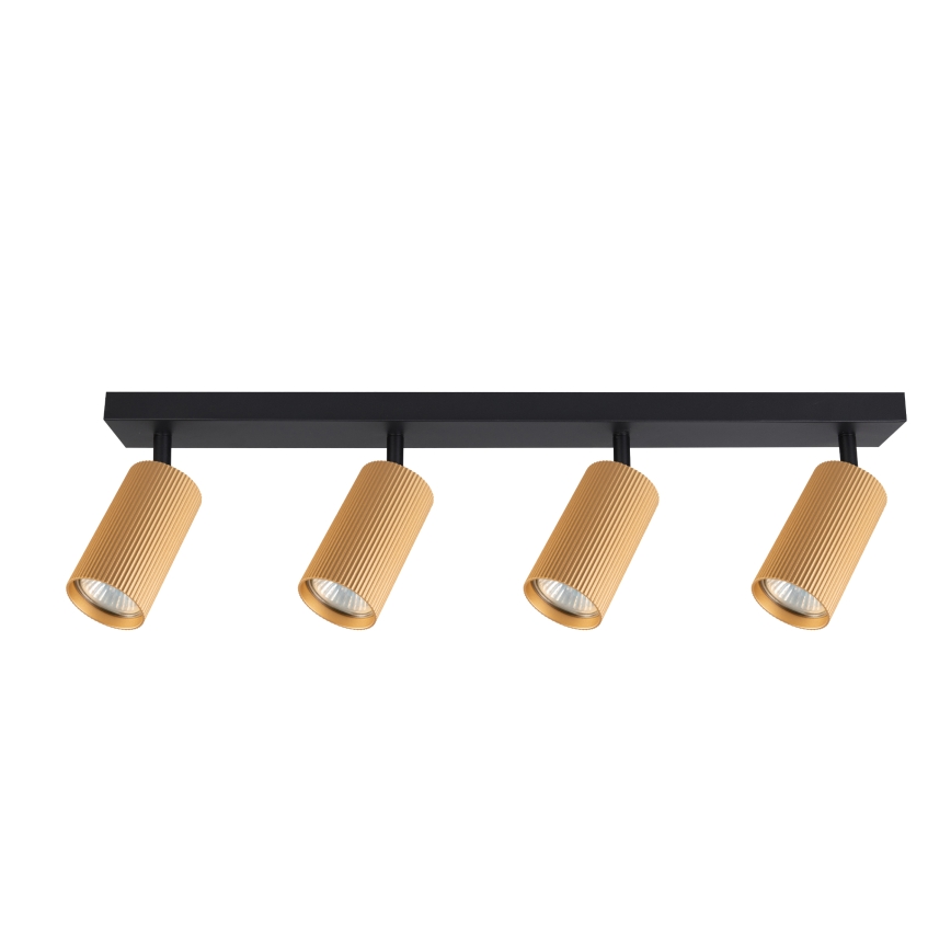 Brilagi - Faretto LED RGBW dimmerabile SELE MODERN 4xGU10/4,8W/230V 3000K oro + telecomando