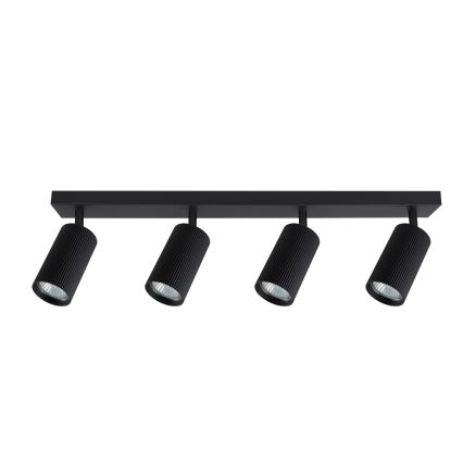 Brilagi - Faretto LED RGBW dimmerabile SELE MODERN 4xGU10/4,8W/230V 3000K nero + telecomando