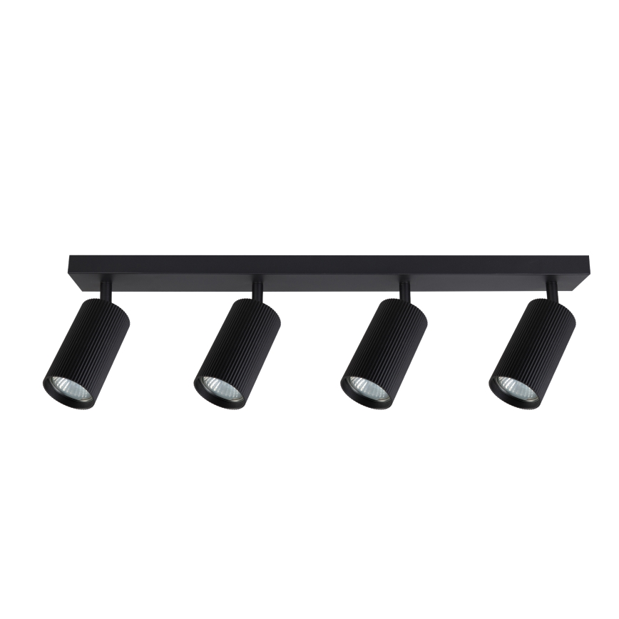 Brilagi - Faretto LED RGBW dimmerabile SELE MODERN 4xGU10/4,8W/230V 3000K nero + telecomando