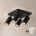 Brilagi - Faretto LED RGBW dimmerabile SELE SQUARE 4xGU10/6,5W/230V 2700-6500K nero
