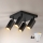 Brilagi - Faretto LED RGBW dimmerabile SELE SQUARE 4xGU10/6,5W/230V 2700-6500K nero/oro