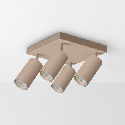 Brilagi - Faretto dimmerabile LED RGBW SELE SQUARE 4xGU10/6,5W/230V 2700-6500K beige