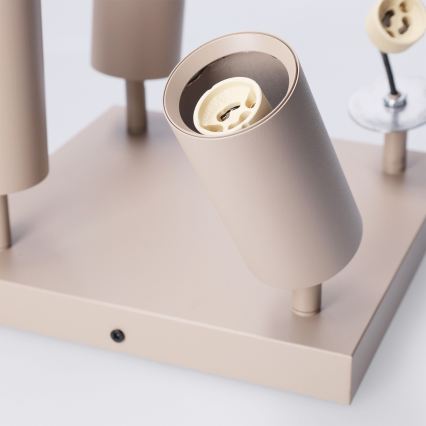 Brilagi - Faretto dimmerabile LED RGBW SELE SQUARE 4xGU10/6,5W/230V 2700-6500K beige