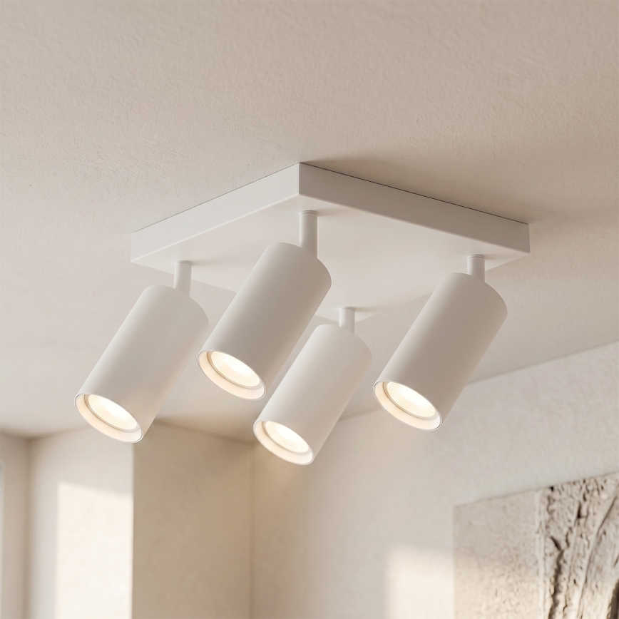 Brilagi - Faretto LED RGBW dimmerabile SELE SQUARE 4xGU10/6,5W/230V 2700-6500K bianco