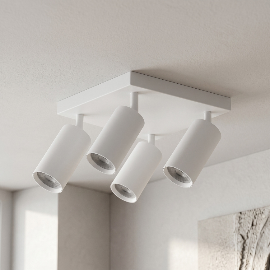 Brilagi - Faretto LED RGBW dimmerabile SELE SQUARE 4xGU10/6,5W/230V 2700-6500K bianco