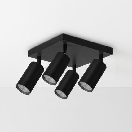 Brilagi - Faretto LED RGBW dimmerabile SELE SQUARE 4xGU10/6,5W/230V 2700-6500K nero