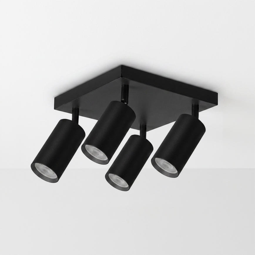 Brilagi - Faretto LED RGBW dimmerabile SELE SQUARE 4xGU10/6,5W/230V 2700-6500K nero