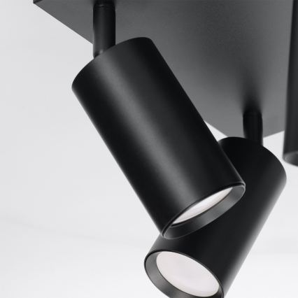 Brilagi - Faretto LED RGBW dimmerabile SELE SQUARE 4xGU10/6,5W/230V 2700-6500K nero