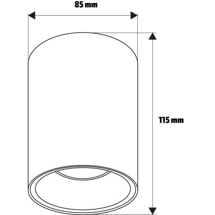 Brilagi - Faretto LED RGBW dimmerabile TRINE 1xGU10/30W/230V 2700-6500K Wi-Fi beige/oro