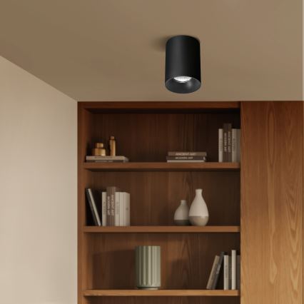 Brilagi - Faretto LED RGBW dimmerabile TRINE 1xGU10/4,8W/230V 3000K nero + telecomando