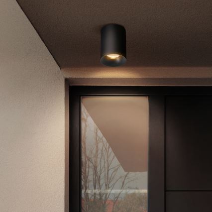 Brilagi - Faretto LED RGBW dimmerabile TRINE 1xGU10/4,8W/230V 3000K nero + telecomando