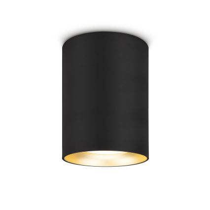 Brilagi - Faretto LED RGBW dimmerabile TRINE 1xGU10/4,8W/230V 3000K nero/oro + telecomando