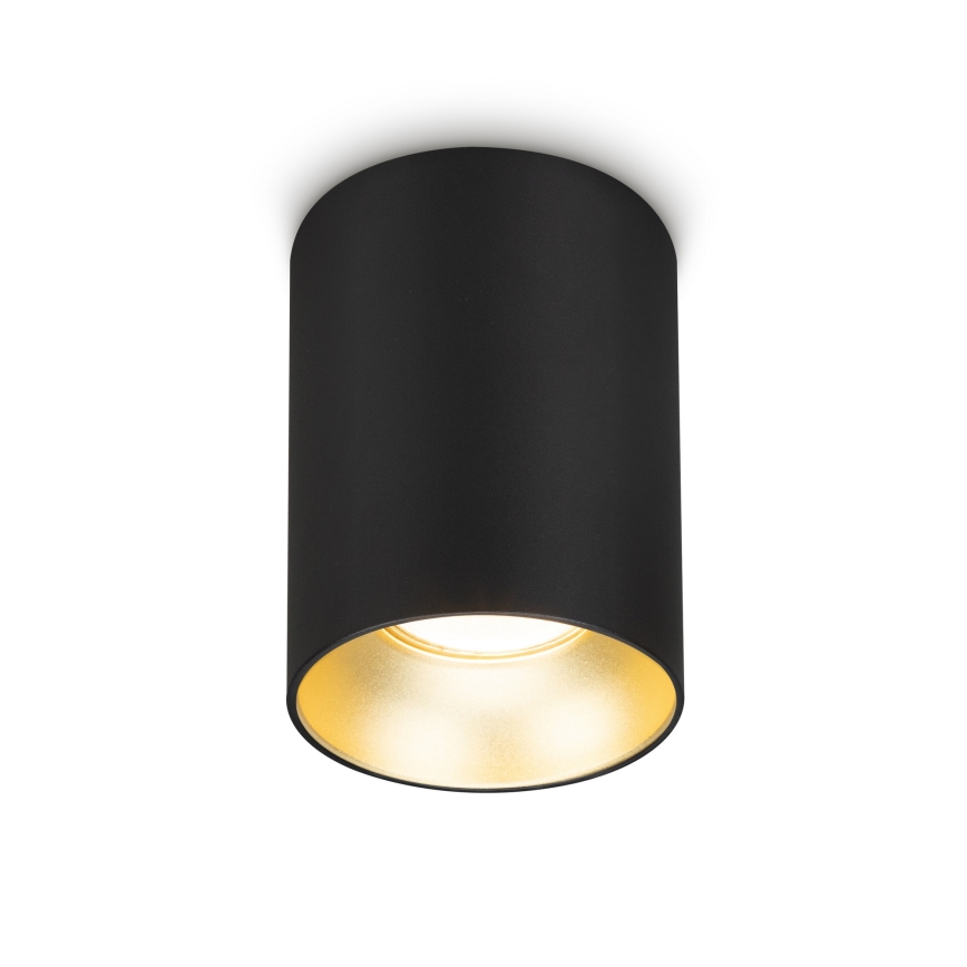 Brilagi - Faretto LED RGBW dimmerabile TRINE 1xGU10/4,8W/230V 3000K nero/oro + telecomando