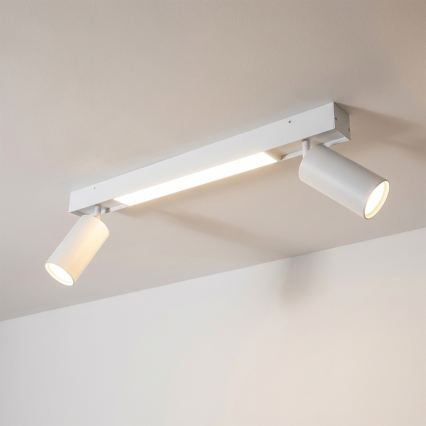 Brilagi - Faretto LED SELE 2xGU10/30W/230V + LED/15W bianco