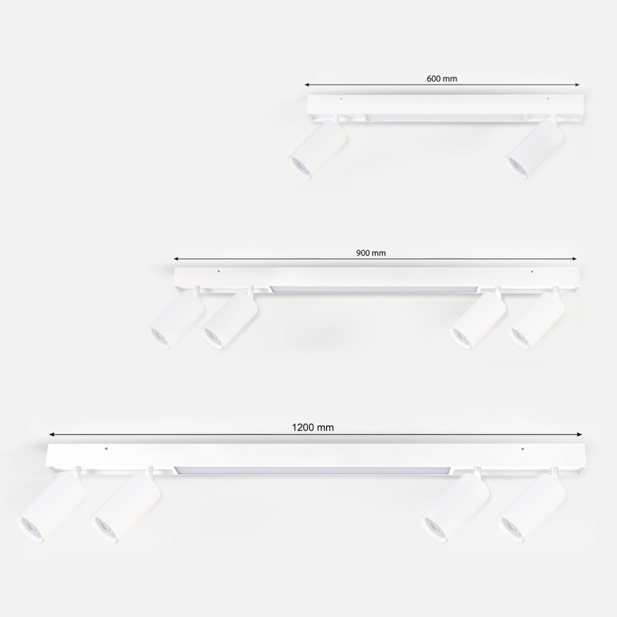 Brilagi - Faretto LED SELE 2xGU10/30W/230V + LED/15W bianco