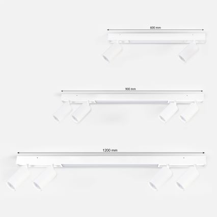Brilagi - Faretto LED SELE 4xGU10/30W/230V + LED/20W bianco