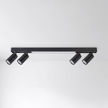 Brilagi - Faretto LED SELE 4xGU10/30W/230V + LED/20W nero
