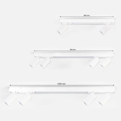 Brilagi - Faretto LED SELE 4xGU10/30W/230V + LED/25W bianco