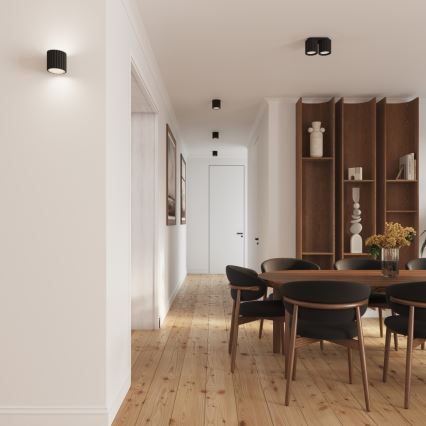 Brilagi - Faretto LED SFERA 1xGU10/10W/230V Ø 10 cm nero