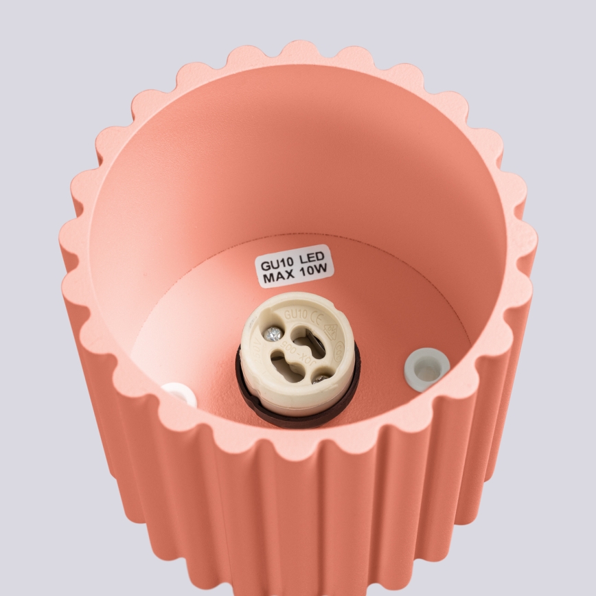 Brilagi - Faretto LED SFERA 1xGU10/10W/230V Ø 10 cm rosa