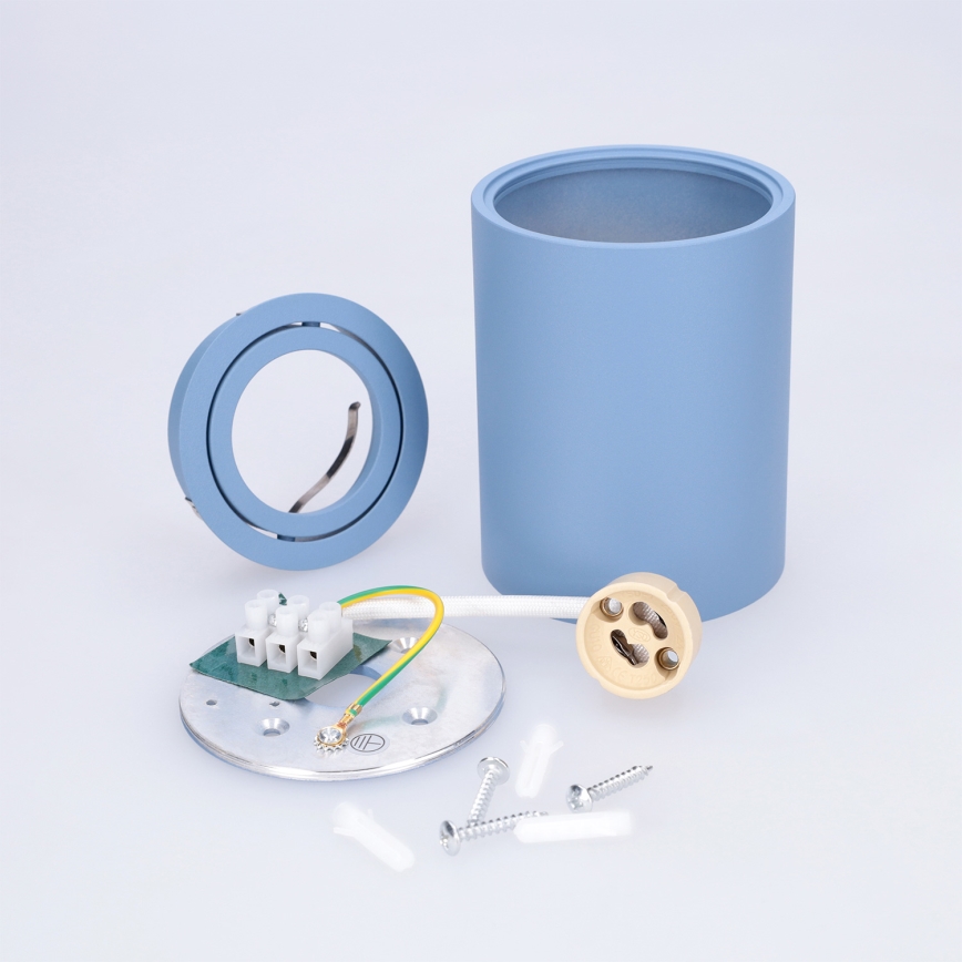 BRILAGI - Faretto MIA 1xGU10/30W/230V 100x80 mm blu