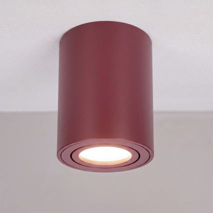 BRILAGI - Faretto MIA 1xGU10/30W/230V 100x80 mm bordeaux