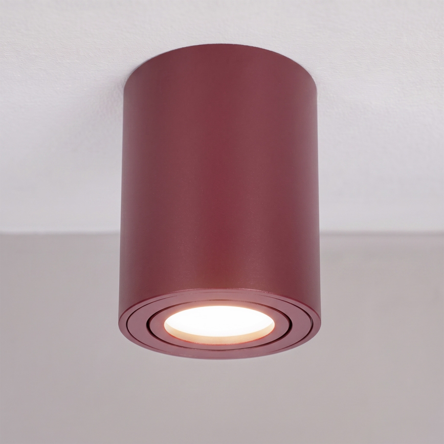 BRILAGI - Faretto MIA 1xGU10/30W/230V 100x80 mm bordeaux