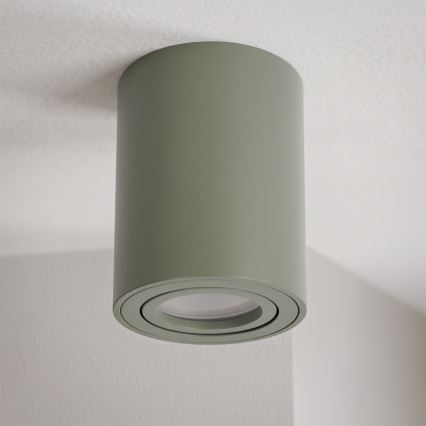 BRILAGI - Faretto MIA 1xGU10/30W/230V 100x80 mm verde scuro