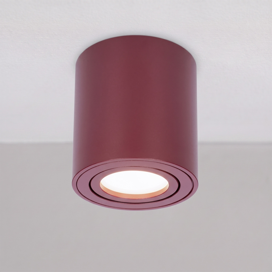 BRILAGI - Faretto MIA 1xGU10/30W/230V 84x80 mm bordeaux