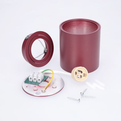 BRILAGI - Faretto MIA 1xGU10/30W/230V 84x80 mm bordeaux