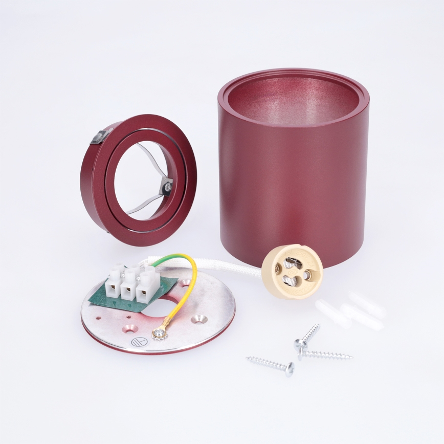 BRILAGI - Faretto MIA 1xGU10/30W/230V 84x80 mm bordeaux