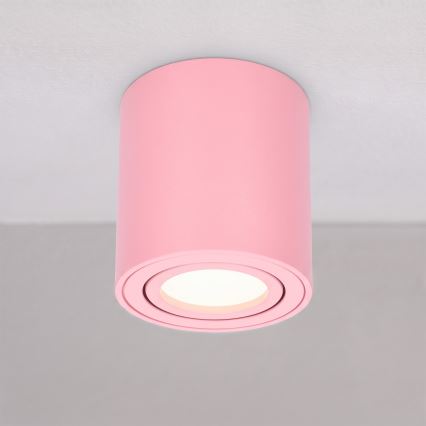 BRILAGI - Faretto MIA 1xGU10/30W/230V 84x80 mm rosa