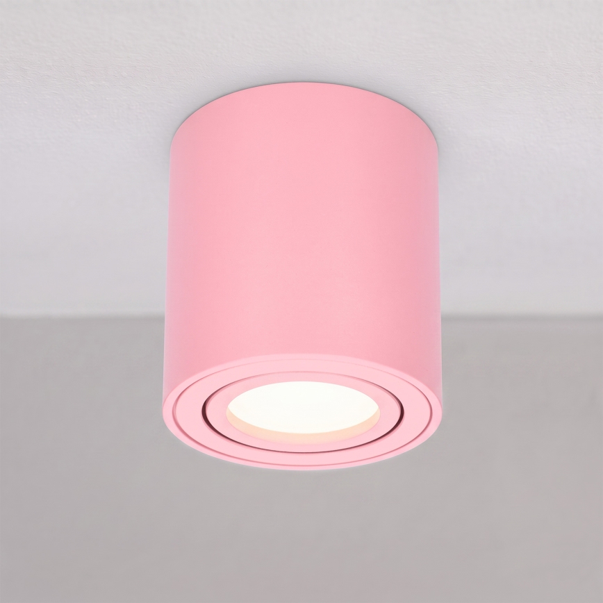 BRILAGI - Faretto MIA 1xGU10/30W/230V 84x80 mm rosa
