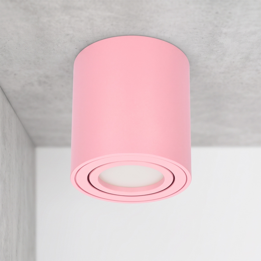 BRILAGI - Faretto MIA 1xGU10/30W/230V 84x80 mm rosa